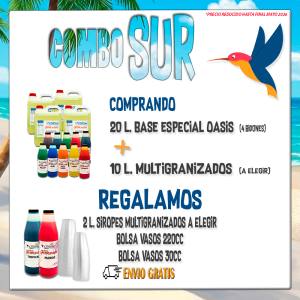 PROMOCION COMBO SUR GRANIZADOS OASIS