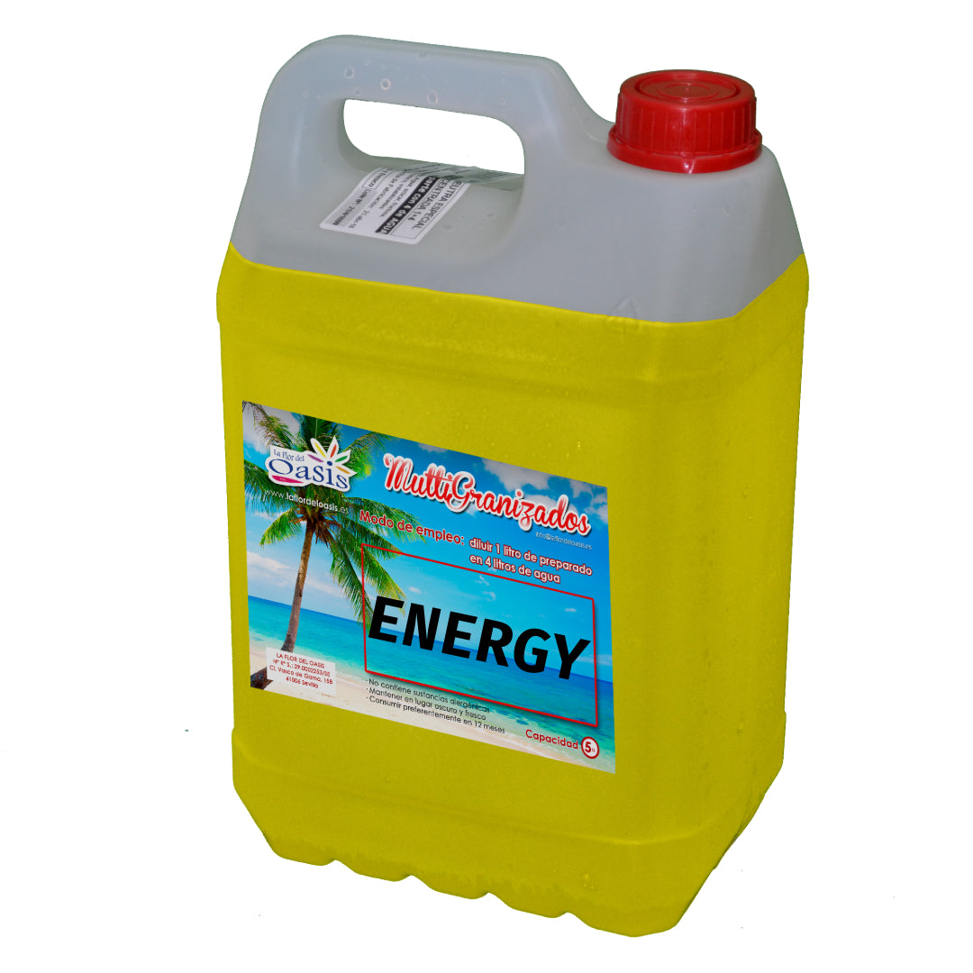 granizado concentrado ENERGY la flor del oasis 2nd