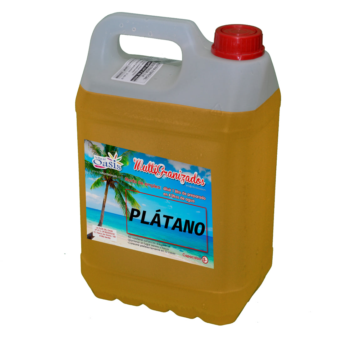 granizado concentrado PLATANO la flor del oasis 2nd