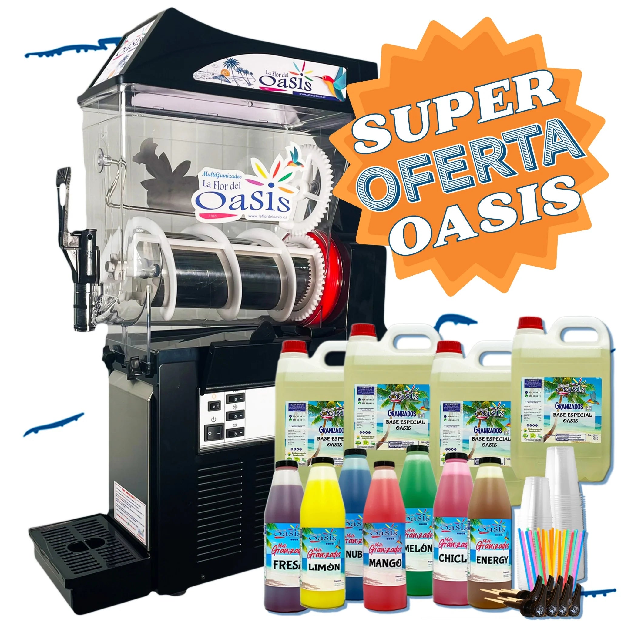 oferta maquina granizados la flor del oasis 2nd